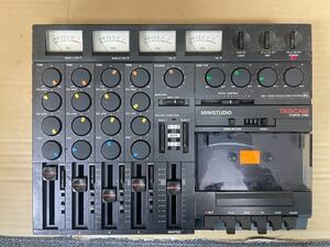 TASCAM PORTA ONE 電池で通電、カセットは再生不良！早送りと巻戻しは動作します、その他未確認現状品ジャンク品部品取り