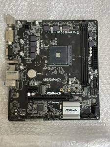 ASRock AB350M-HDV AM4 micro ATX マザーボード ジャンク