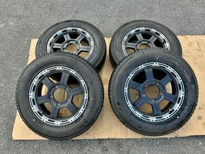 DIRT-XC 16インチ 5.5j +22 5穴 pcd 139.7 グッドイヤー ice navi suv M+S 175/80r16 91q スタッドレス ジムニー ja11 ja12 ja22 jb23 jb64