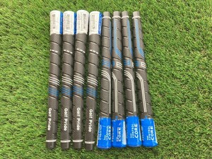 ■8本セット GOLFPRIDE ゴルフプライド グリップ 青 ブルー スタンダード CP2 ゴルフ