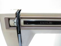 ♪ジャンク JANOME ジャノメミシン EXCEL20 MODEL627 エクセル20 元箱付き 裁縫 手芸 ハンドクラフト A111119A @140♪_画像8