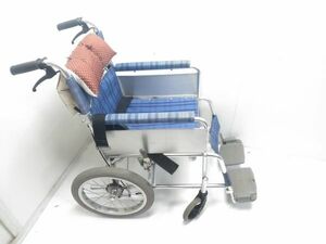 ◇ フランスベッド アルミ製 介助用 車いす 車椅子 ブレーキ付き 介護 折りたたみ 1120B3 @220 ◇