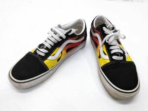 ♪VANS/バンズ OFF THE WALL OLD SKOOL FLAME オールドスクール スニーカー 500714 25.5cm A110909N @80♪