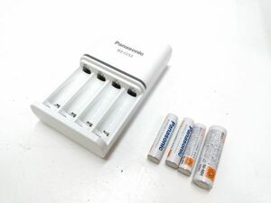 ◇Panasonic パナソニック BQ-CC53 単3形 単4形 計4本 充電器 エネループ eneloop 1128B19C @60 ◇