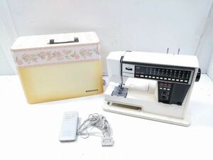 ♪ジャンク JANOME ジャノメミシン MEMORIA メモリア MODEL 5002 コンピューターミシン ハンドクラフト レトロ A112814F @140♪