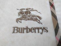 ♪未使用保管品 Burberrys バーバリー コットン ベロアシーツ VPB 5557239 2点セット ベージュ 140×200㎝ 西川 毛布 A112910B @100♪_画像7