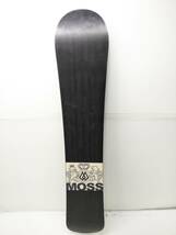 国産 MOSS モス KING キングモデル 157.5cm フラッグシップ スノーボード 板 スノボ 1129H1S13 @140_画像3