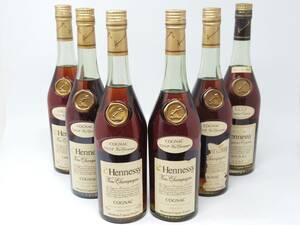 未開栓 Hennessy VSOP ヘネシー VSOP スリム 金キャップ グリーンボトル 700ml 40％ 6本セット 古酒 ブランデー