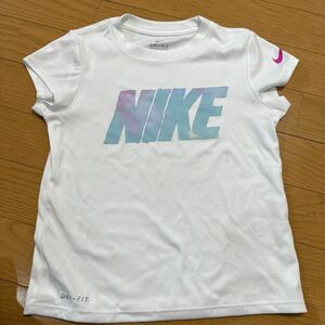 白 シャツ 半袖 dri-fit 6-7year kids キッズ