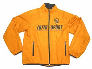 25★ロット★ウインドブレーカー★Lサイズ★オレンジ★LOTTO★中古★ナイロン★長袖★サッカー★フットサル★