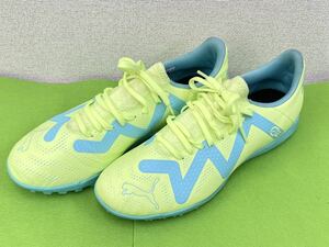 ★プーマ★フットサルシューズ★25.5cm★ライムイエロー★puma★中古★黄色★