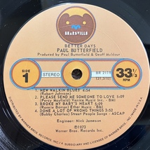 ★即決 ROCK Paul Butterfield / Better Days BR2119 r13443 米オリジナル、Sterling刻印 _画像5