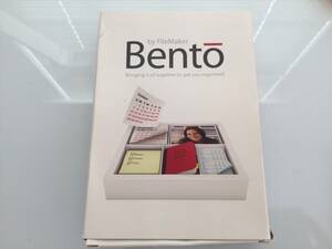 Bento by FileMaker for Mac テータベースソフト @開封済み・パッケージ一式@ シリアルナンバー付き