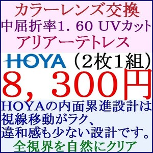 ◆大特価セール▲ ＨＯＹＡ 遠近両用カラーレンズ 中屈折率1.60 撥水コート 2 HF18