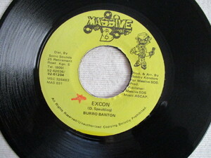 BURRO BANTON 7！EXCON, JA 7インチ EP 45, 美盤