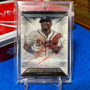 2019 Topps Diamond Icons Ronald Acuna Jr. ロナルド アクーニャJr. 7/25 Atlanta Braves レッドインクオート