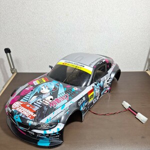 タミヤ　　1/10 BMW Z4 初音ミク、ラジコンボディ　中古