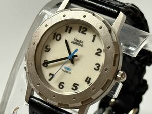 1円〜☆メンズ腕時計 TIMEX タイメックス INDIGLO QUARTZ クォーツ 動作品