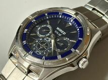 1円〜☆メンズ腕時計 SEIKO セイコー WIRED ワイアード SOLAR ソーラー V14J-0BV1 _画像9