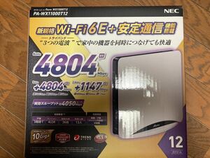 新品未開封　送料無料　納品書付　PA-WX11000T12 無線LANルーター