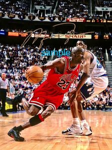 【送料込み】マイケルジョーダン　高画質　サイン　フォト　写真　ポートレート　NBA Chicago Bulls legend