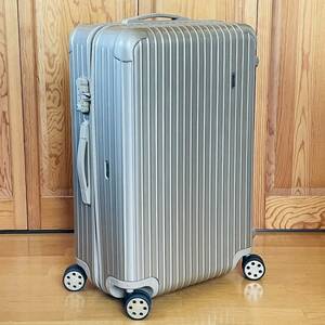 良品!!★RIMOWA & UNITED ARROWS ハニーゴールド★リモワ & ユナイテッドアローズ コラボ 4輪 マルチホイール 72L★サルサ エッセンシャル