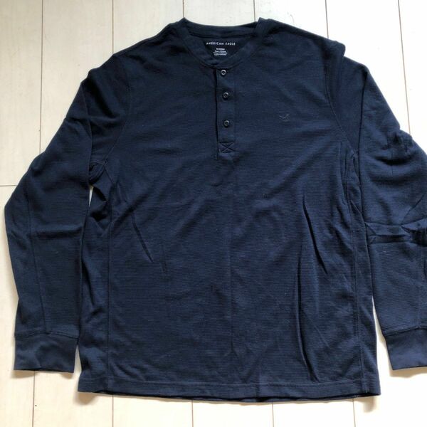 AMERICAN EAGLE ロンT XL ネイビー