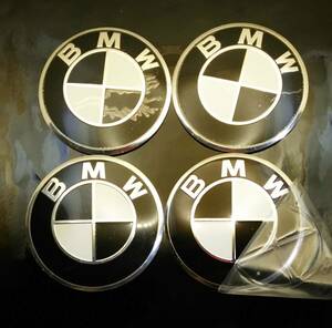  BMW 70mm 黒白 ステッカー センターキャップ 4こ M4 M3 X6 X2 ALPINA E46 E39 E36 F30 X5 F10 3シリーズ 5シリーズ 1シリーズ X1