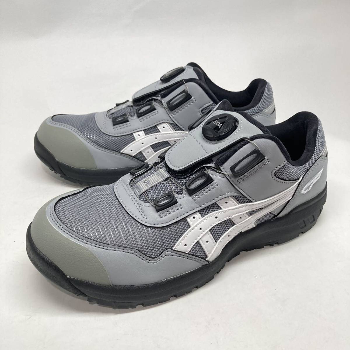 即決!良好 asics 安全靴 ウィンジョブ CP209 BOA 1271A029 グレー 25cm