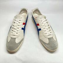 即決!定番! 日本製 Onitsuka Tiger MEXICO 66 DELUXE レザー トリコロール 30cm 1181A435 / オニツカタイガー メキシコ NIPPON MADE_画像5