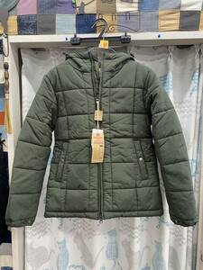 新品 デッドストック 未使用 定価¥12800 アウター 上着 レディース 深緑 グリーン フード JOEY FACTORY No.50356 COL.GR M 