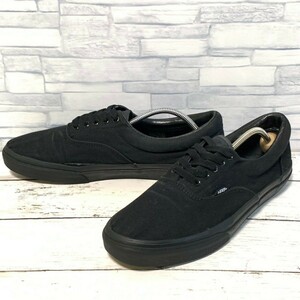 R4901bE VANS バンズ スニーカー 28.5cm ブラック メンズ ERA エラ キャンバス ローカット スケボー スケーター USED ヴァンズ 黒