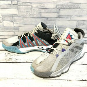 R4961bE adidas アディダス スニーカー グレー系 25.5cm メンズ DAME 6 Play Off デイム6 プレイオフ ハイカット FX2085 シューズ 靴