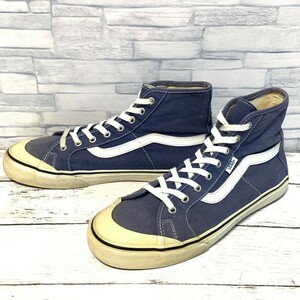 R4939bE VANS バンズ ハイカットスニーカー 27cm ブルー系 メンズ スケボー スケーター SURF SIDERS サーフサイダーズ 靴 ヴァンズ