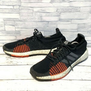 R5002bE adidas アディダス スニーカー サイズ28.5cm メンズ ブラック PULSEBOOST HD パルスブーストHD ランニングシューズ 運動靴 F33909