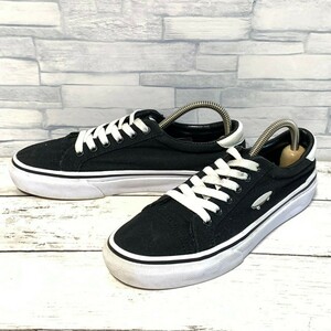 R5040bE VANS バンズ スニーカー レディース サイズ22.5cm ブラック COURT ICON コートアイコン スケートデッキロゴ ヴァンズ V311 黒 靴