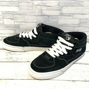 R5072bE VANS バンズ スニーカー ブラック メンズ サイズ28cm ヴァンズ HALF CAB ハーフキャブ ミッドカット スエード スケボー スケーター