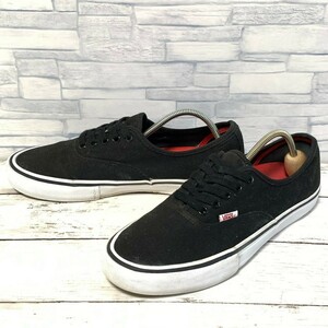 R5071bE VANS バンズ スニーカー ブラック メンズ サイズ28cm AUTHENTIC PRO オーセンティックプロ スケボー スケーター ヴァンズ 黒 靴