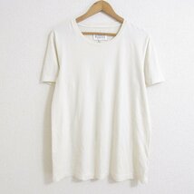 美品 17SS Maison Margiela 10 メゾンマルジェラ 10 半袖 クルーネック Tシャツ カットソー M アイボリー_画像1