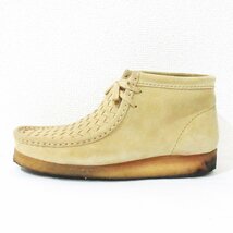 美品 Supreme×Clarks シュプリーム×クラークス WALLABEEBT SUP スエード ワラビーブーツ 16050 サイズUS9 26cm ベージュ_画像3