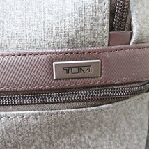 美品 TUMI トゥミ Alpha 2 Slim Solutions Brief Pack ブリーフパック ビジネス リュックサック バックパック 26177EG2 グレー_画像9