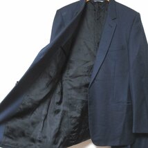 美品 14AW DIOR HOMME ディオールオム クリスヴァンアッシュ テーラードジャケット+スラックスパンツ スーツ セットアップ 54R ネイビー_画像4