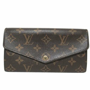 良品 LOUIS VUITTON ルイヴィトン モノグラム ポルトフォイユ サラ ロングウォレット 長財布 M62234 フューシャ