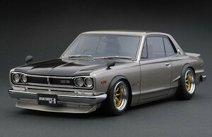 イグニッションモデル IG0043 1/18 Nissan Skyline 2000 GT-R (KPGC10) Silver ニッサン スカイライン GT-R シルバー