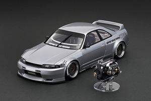 イグニッションモデル IG3031 1/18 パンデム GT-R BCNR33 シルバー With Engine