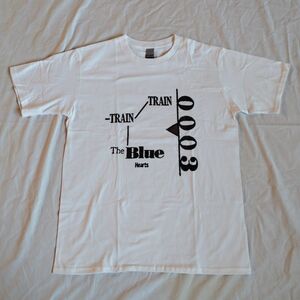 新品　Ｔシャツ　Mサイズ　ブルーハーツ　トレイントレイン　送料込　ブートTシャツ　THE BLUE HEARTS