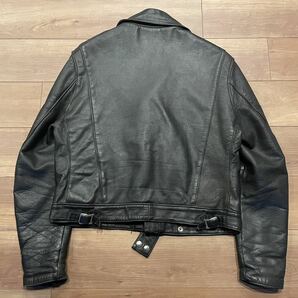 幻級 シープ 70s lewis leathers cyclone ビンテージ ライダース ルイスレザー サイクロン シープスキン ブラックの画像4