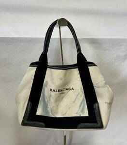 1円〜バレンシアガ トートバッグ ネイビーカバス 339933 BALENCIAGA スモールサイズ バッグ