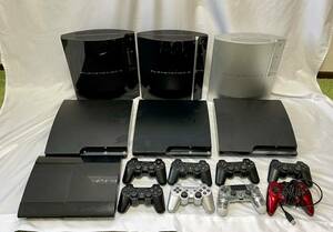 1円〜PlayStation 3 本体 7台まとめ売り ①CECHHOO ②CECHLOO ③CECHBOO ④CECH-2500B ⑤CECH 2000A ⑥CECH-2500B ⑦CECH-4000B