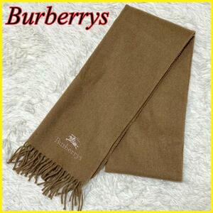 【極美品】Burberrys バーバリー マフラー カシミヤ100% ベージュ